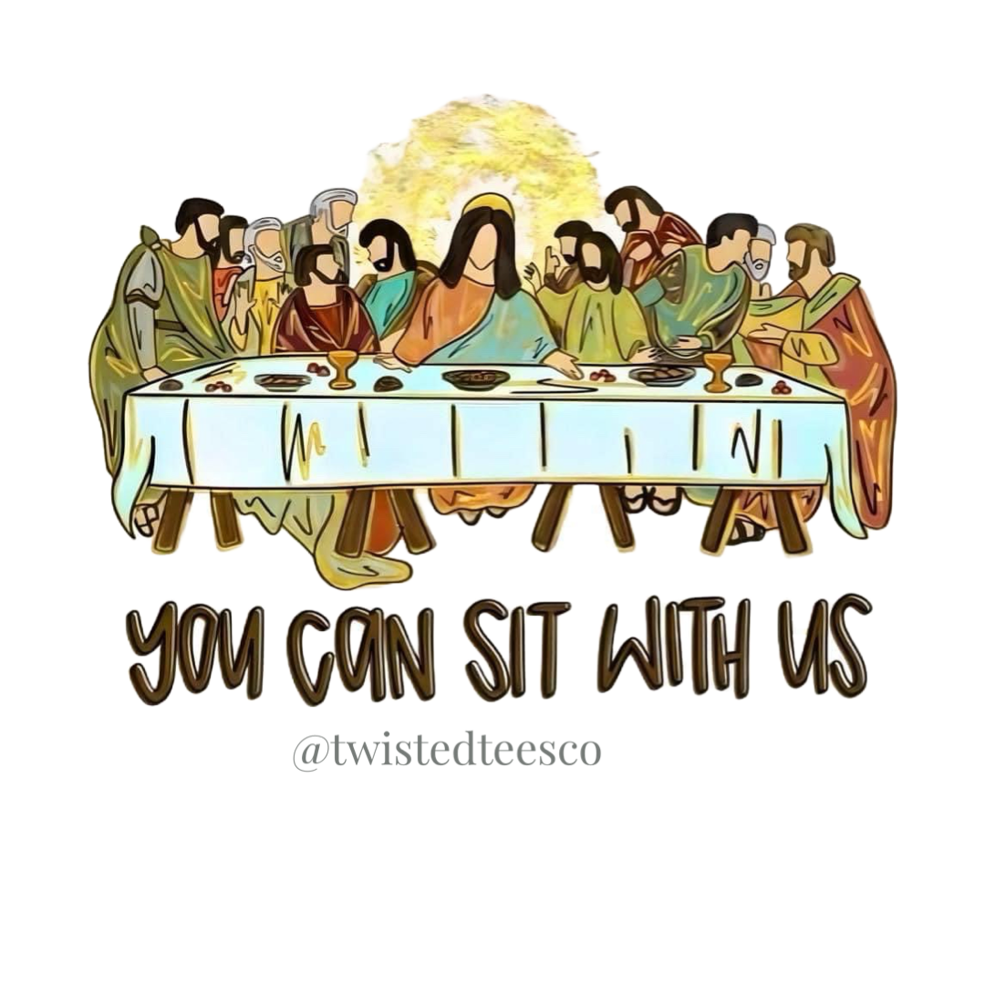 You can sit with us